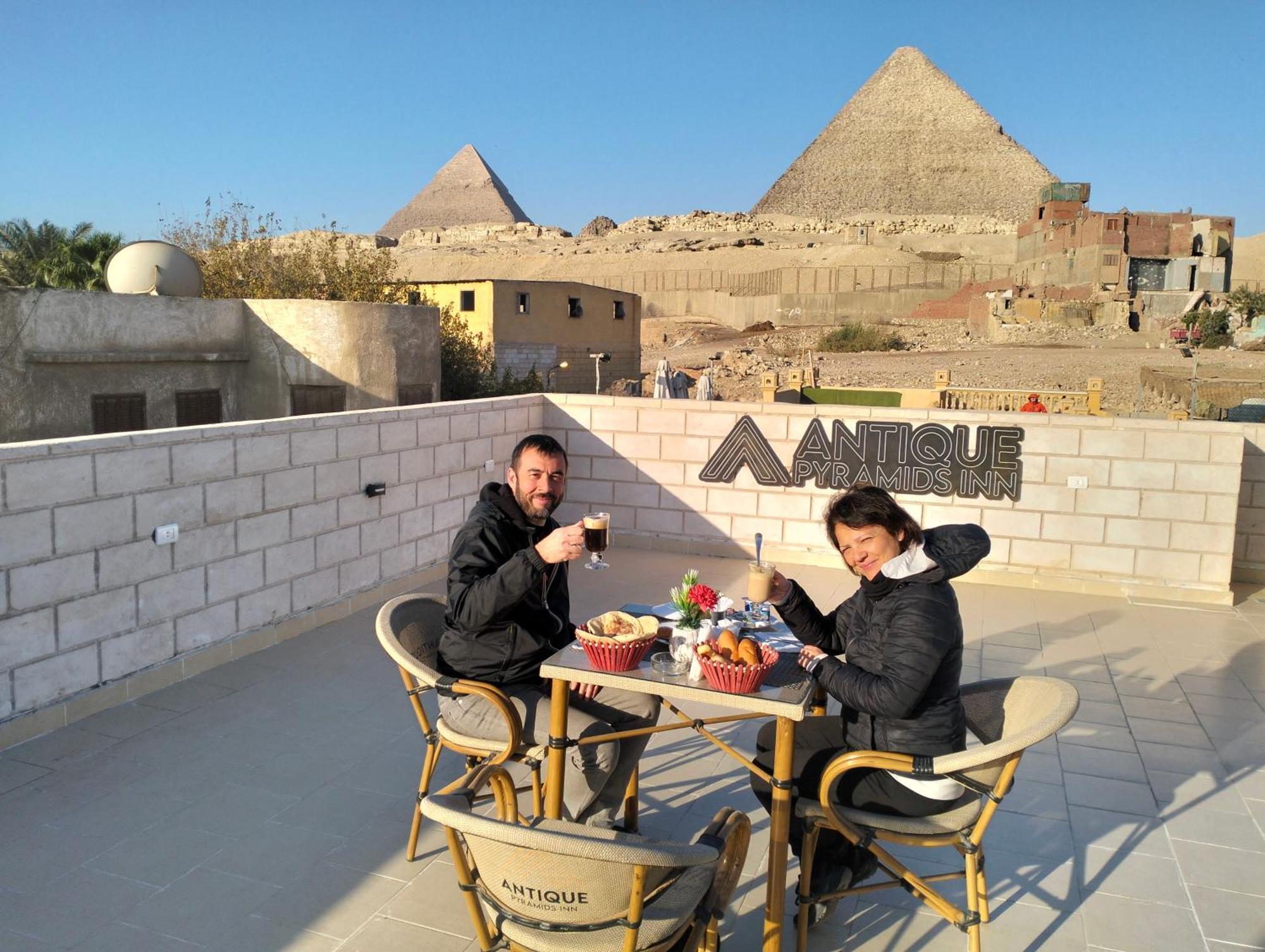 Antique Pyramids Inn Giza Exteriér fotografie