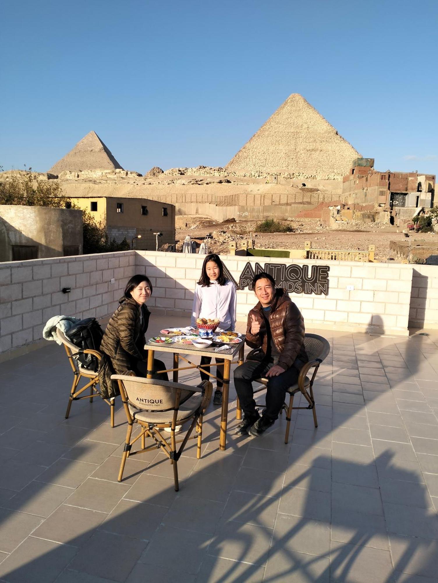 Antique Pyramids Inn Giza Exteriér fotografie